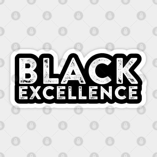 Black Excellence | African American | Black Lives Sticker by UrbanLifeApparel